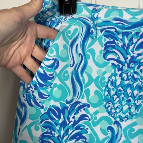 Lilly Pulitzer Callahan Knit Shorts Bennet Blue Out of the Blue Size 2 N… - Picture 4 of 8